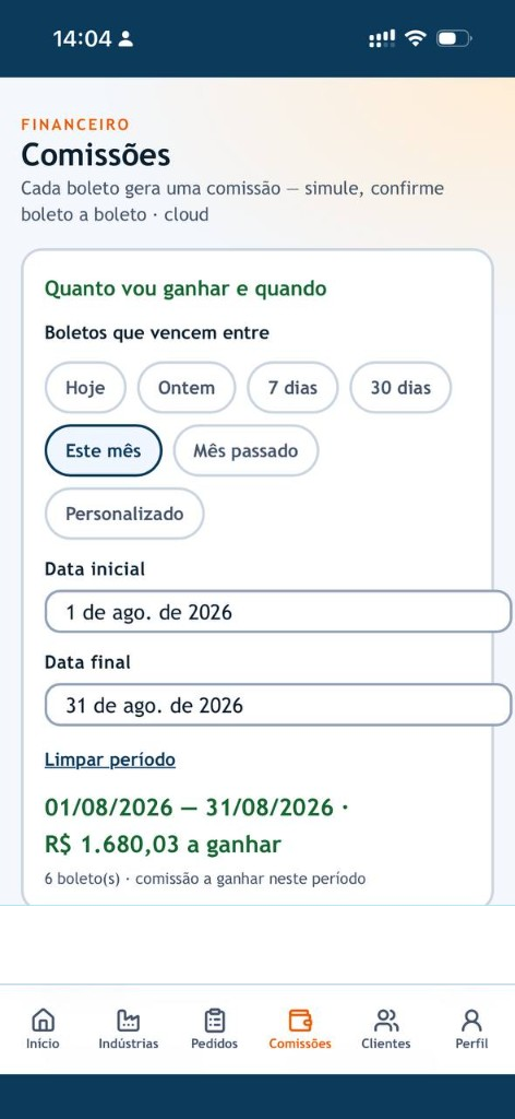Comissões no RepNoBolso